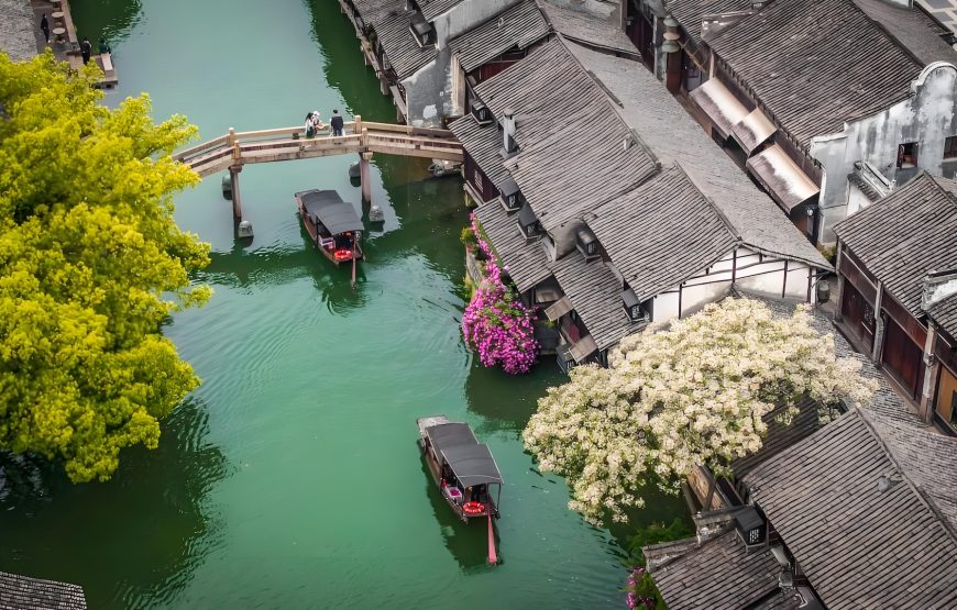 상하이 수향마을 우전 투어 왕복픽업 서비스 (10인한정, 소규모합승)