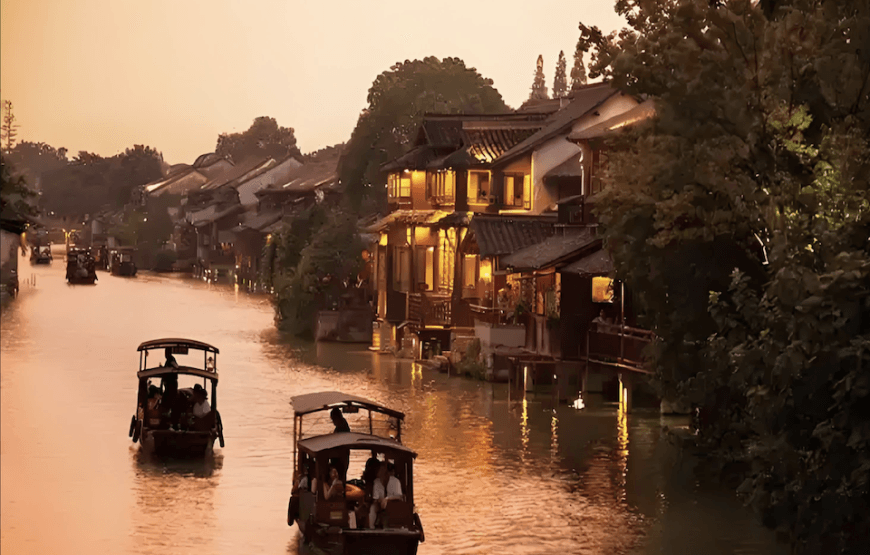 상하이 수향마을 우전 투어 왕복픽업 서비스 (10인한정, 소규모합승)