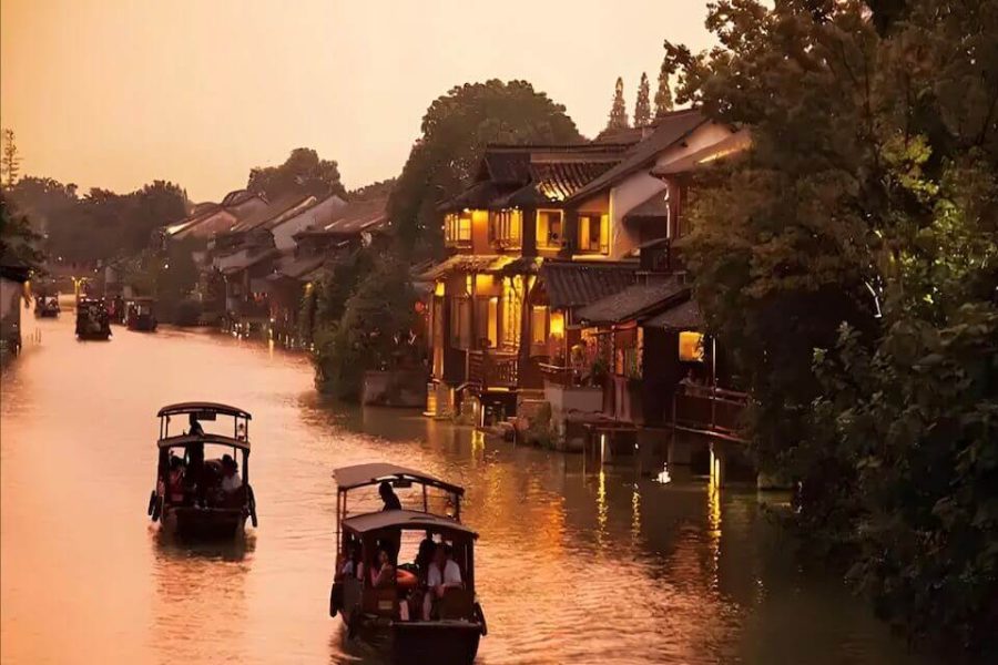 상하이 수향마을 우전 단독출발 개인투어 (왕복픽업,서책나룻배,한국어가이드,무료공항픽업)